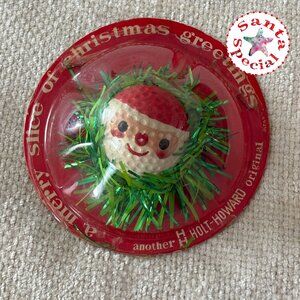 1960s Holt Howard Christmas Santa Golf Ball